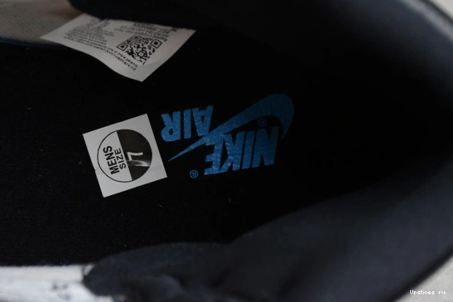 Retro AIR 1 White Black 555088-134 Jordan High University Blue 1029